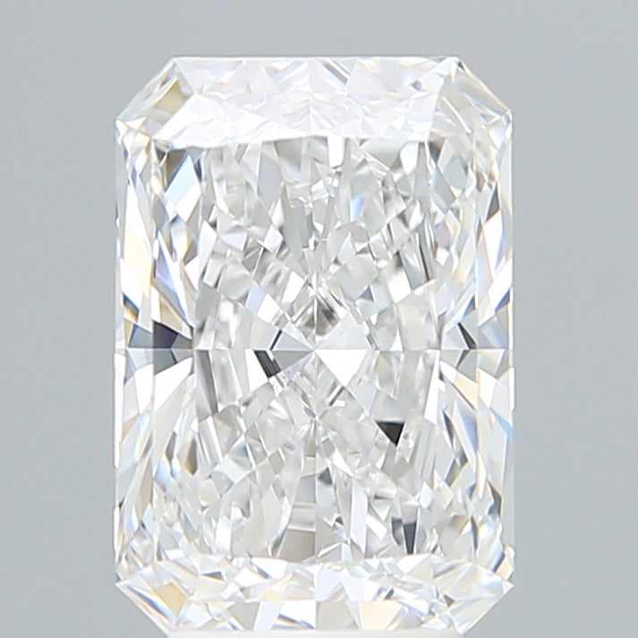 4.3 Carat Radiant Lab Diamond with  Cut Diamond in 14KT  view 1
