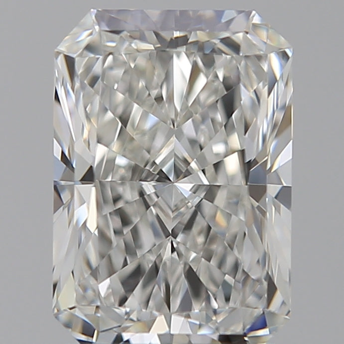 1.53 Carat Radiant Lab Diamond with  Cut Diamond in 14KT  view 1
