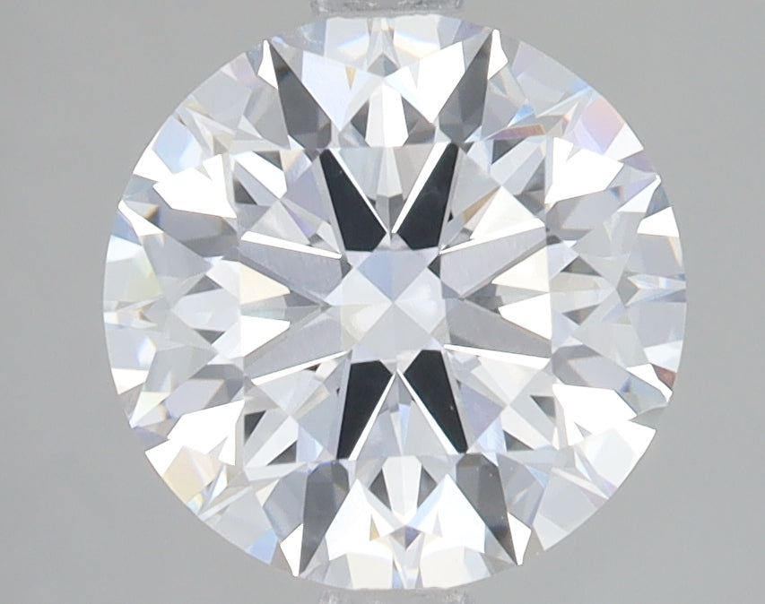 2.7 Carat Round Lab Diamond with  Cut Diamond in 14KT  view 1
