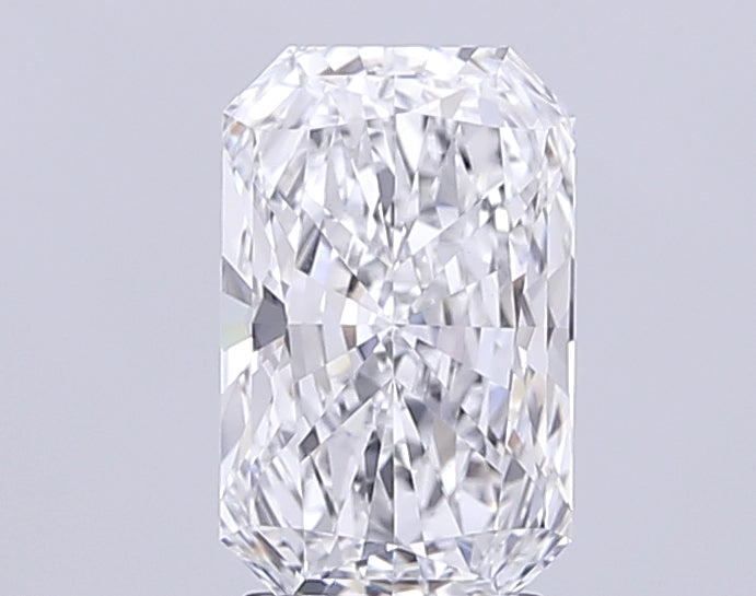 3.09 Carat Radiant Lab Diamond with  Cut Diamond in 14KT  view 1

