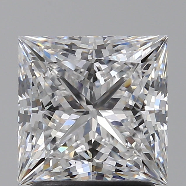 2.05 Carat Princess Lab Diamond with  Cut Diamond in 14KT  view 1
