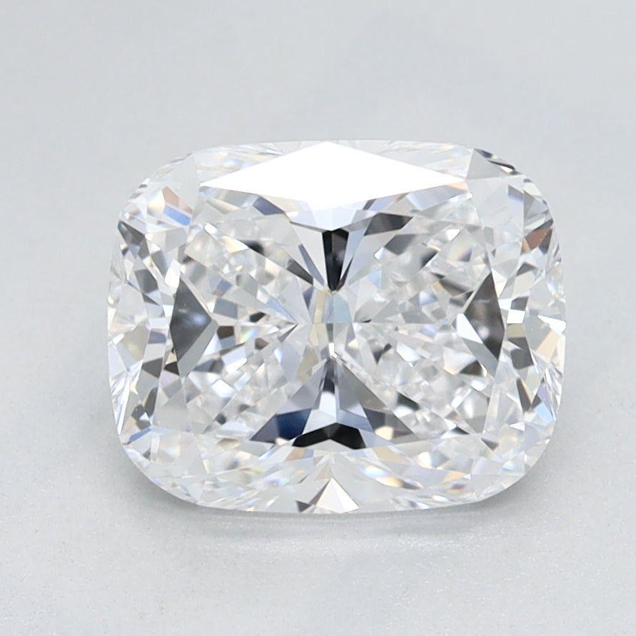 1.51 Carat Cushion Lab Diamond with  Cut Diamond in 14KT  view 1
