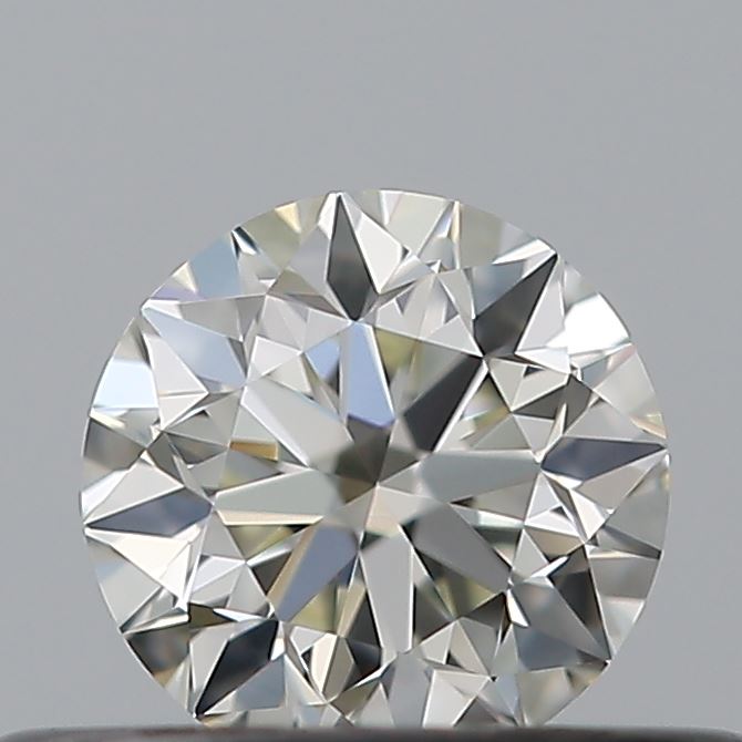 0.3 Carat Round Natural Diamond with  Cut Diamond in 14KT  view 1
