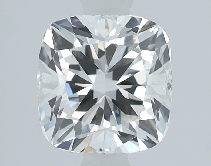 1.22 Carat Cushion Lab Diamond with  Cut Diamond in 14KT  view 1
