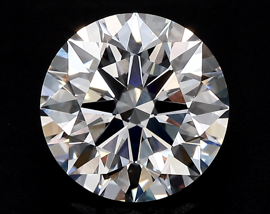 2.26 Carat Round Lab Diamond with  Cut Diamond in 14KT  view 1
