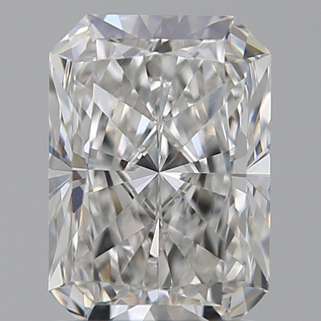 1.55 Carat Radiant Lab Diamond with  Cut Diamond in 14KT  view 1

