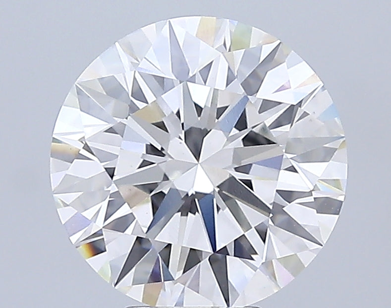 7.8 Carat Round Lab Diamond with  Cut Diamond in 14KT  view 1

