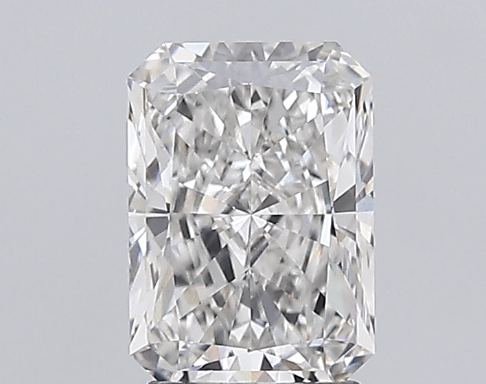 2.63 Carat Radiant Lab Diamond with  Cut Diamond in 14KT  view 1
