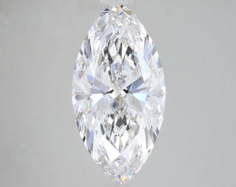 3.02 Carat Marquise Lab Diamond with  Cut Diamond in 14KT  view 1
