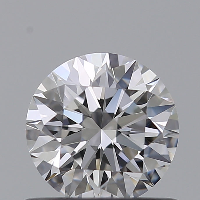 0.6 Carat Round Natural Diamond with  Cut Diamond in 14KT  view 1

