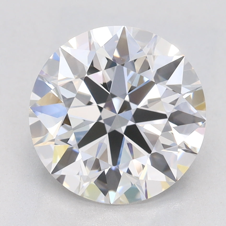 2.02 Carat Round Lab Diamond with  Cut Diamond in 14KT  view 1
