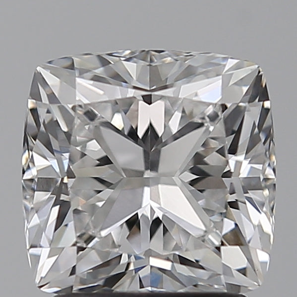 2.08 Carat Cushion Lab Diamond with  Cut Diamond in 14KT  view 1

