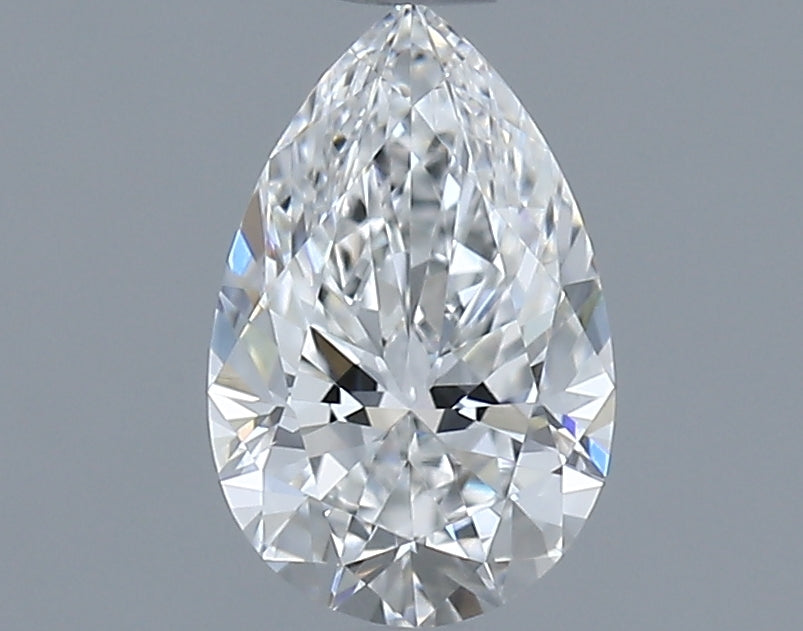 0.5 Carat Pear Natural Diamond with  Cut Diamond in 14KT  view 1
