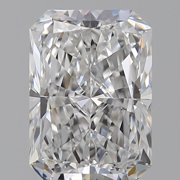 1.54 Carat Radiant Lab Diamond with  Cut Diamond in 14KT  view 1
