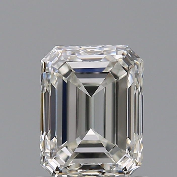 0.91 Carat Emerald Natural Diamond with  Cut Diamond in 14KT  view 1
