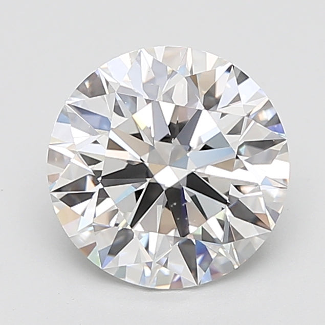 4.01 Carat Round Lab Diamond with  Cut Diamond in 14KT  view 1
