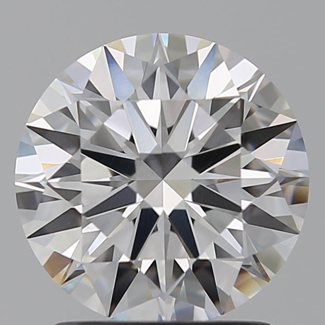 1.58 Carat Round Lab Diamond with  Cut Diamond in 14KT  view 1
