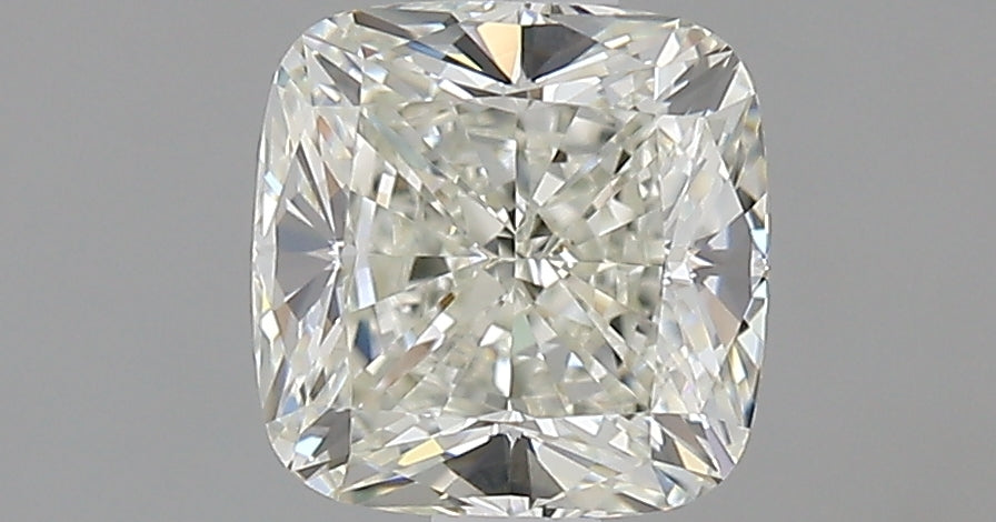 1.21 Carat Cushion Natural Diamond with  Cut Diamond in 14KT  view 1

