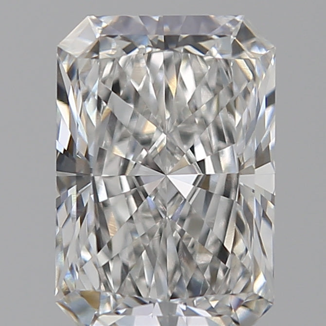 1.76 Carat Radiant Lab Diamond with  Cut Diamond in 14KT  view 1
