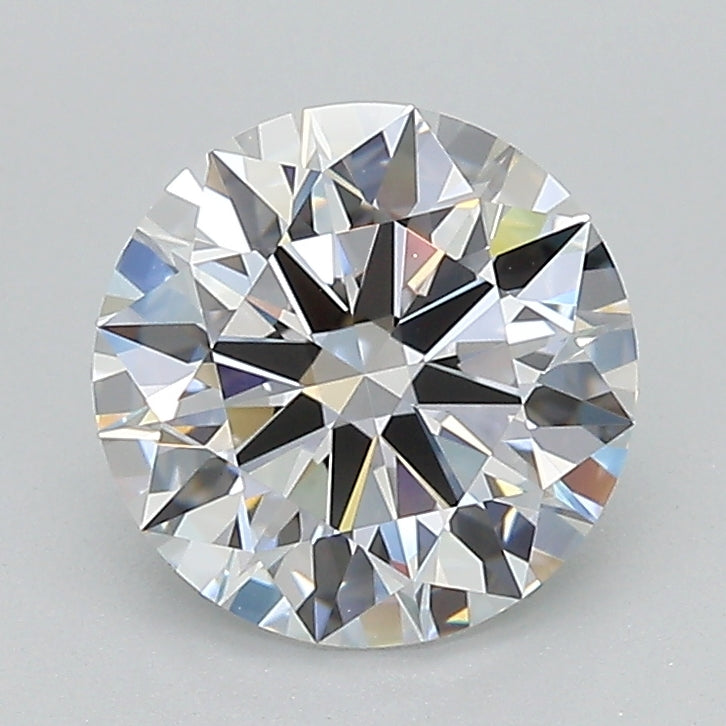 1.75 Carat Round Lab Diamond with  Cut Diamond in 14KT  view 1
