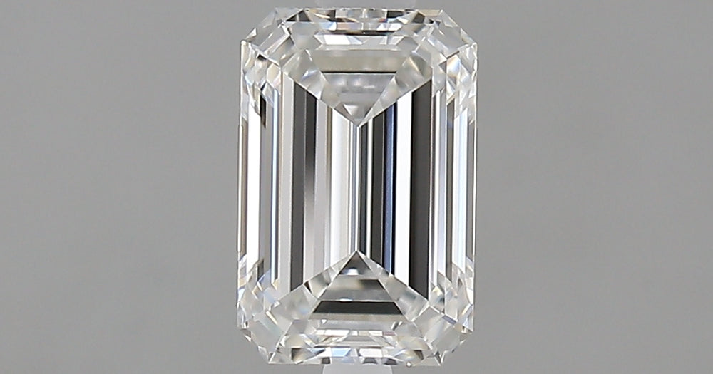 1.01 Carat Emerald Natural Diamond with  Cut Diamond in 14KT  view 1
