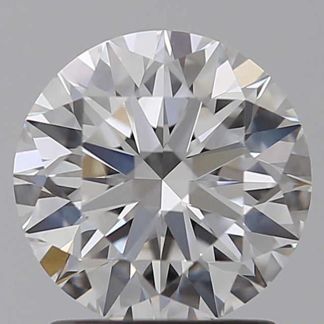 1.51 Carat Round Lab Diamond with  Cut Diamond in 14KT  view 1
