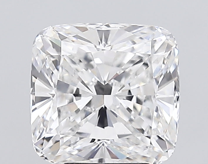 5.51 Carat Cushion Lab Diamond with  Cut Diamond in 14KT  view 1
