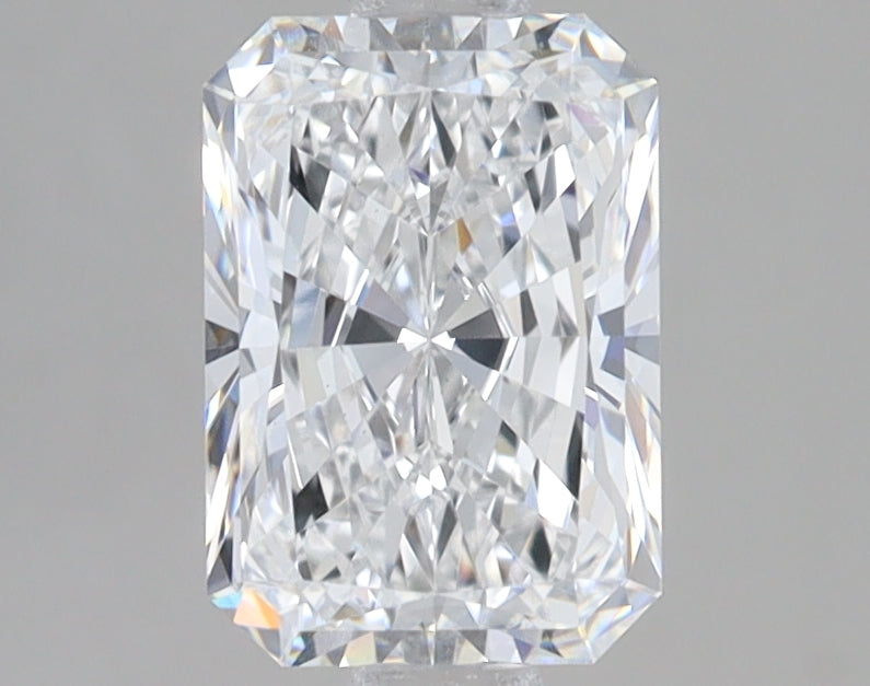 1.59 Carat Radiant Lab Diamond with  Cut Diamond in 14KT  view 1

