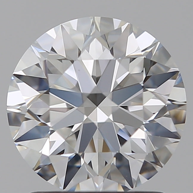 1.51 Carat Round Lab Diamond with  Cut Diamond in 14KT  view 1
