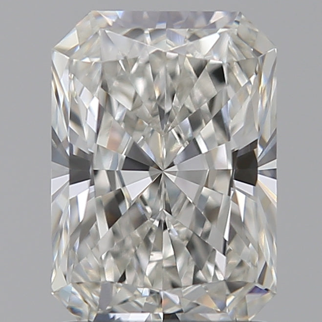 1.53 Carat Radiant Lab Diamond with  Cut Diamond in 14KT  view 1
