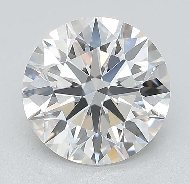 2.43 Carat Round Lab Diamond with  Cut Diamond in 14KT  view 1
