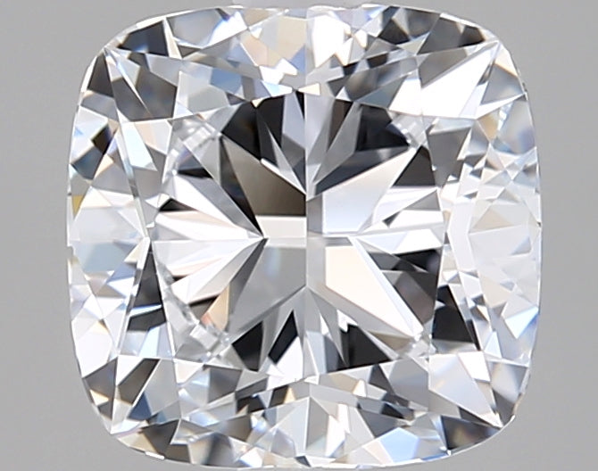 2.04 Carat Cushion Lab Diamond with  Cut Diamond in 14KT  view 1
