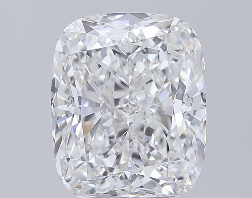 5.42 Carat Cushion Lab Diamond with  Cut Diamond in 14KT  view 1
