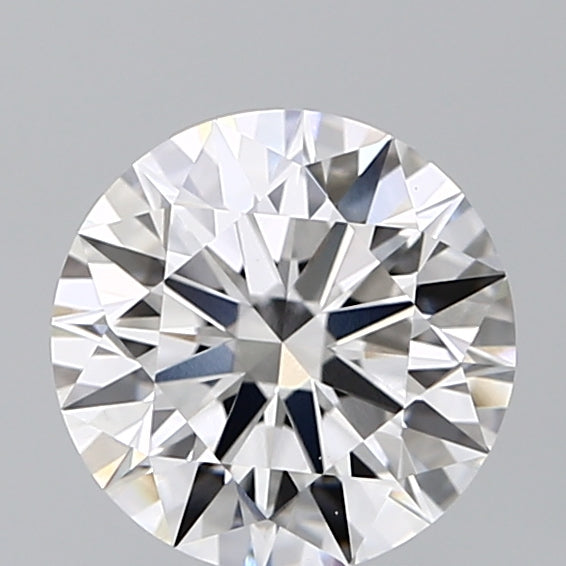 2.1 Carat Round Lab Diamond with  Cut Diamond in 14KT  view 1
