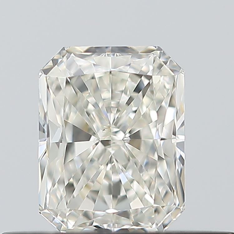 0.41 Carat Radiant Natural Diamond with  Cut Diamond in 14KT  view 1
