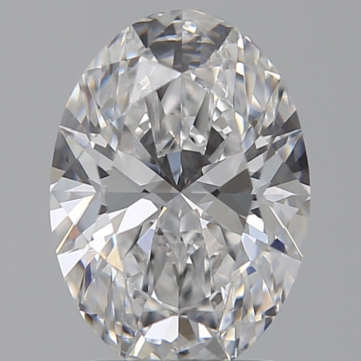 2.03 Carat Oval Lab Diamond with  Cut Diamond in 14KT  view 1
