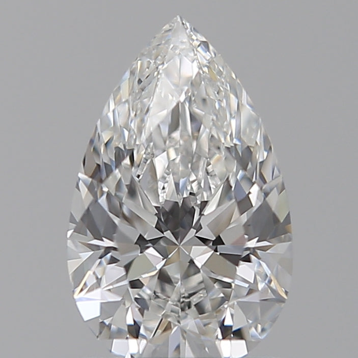 1.06 Carat Pear Lab Diamond with  Cut Diamond in 14KT  view 1
