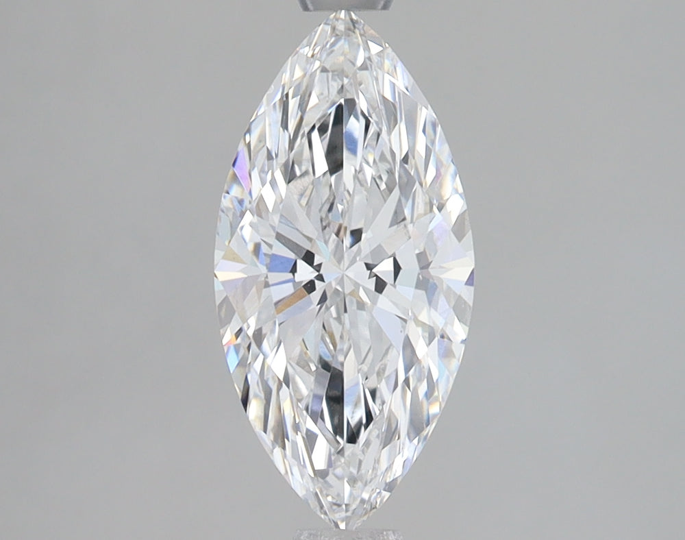 1.56 Carat Marquise Lab Diamond with  Cut Diamond in 14KT  view 1
