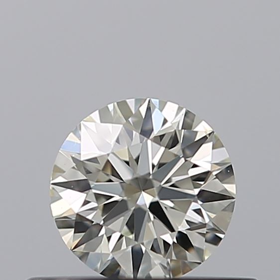 0.3 Carat Round Natural Diamond with  Cut Diamond in 14KT  view 1
