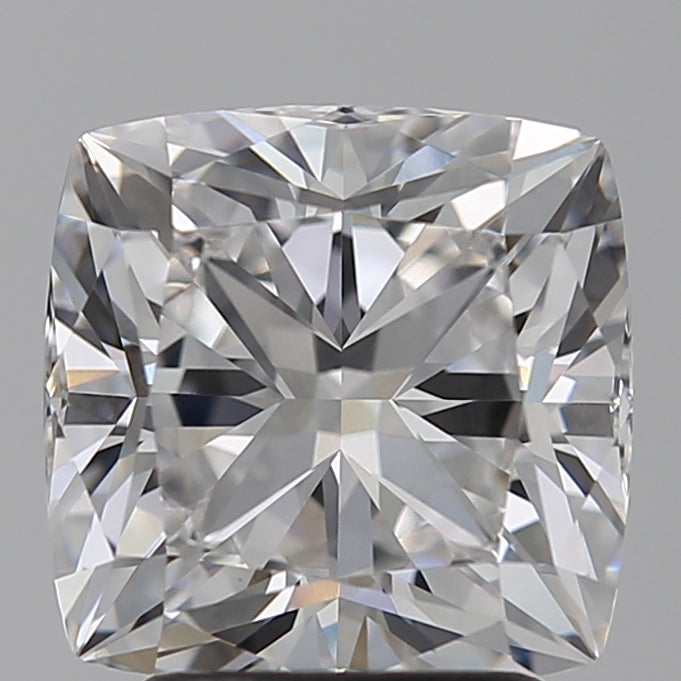 3.07 Carat Cushion Lab Diamond with  Cut Diamond in 14KT  view 1
