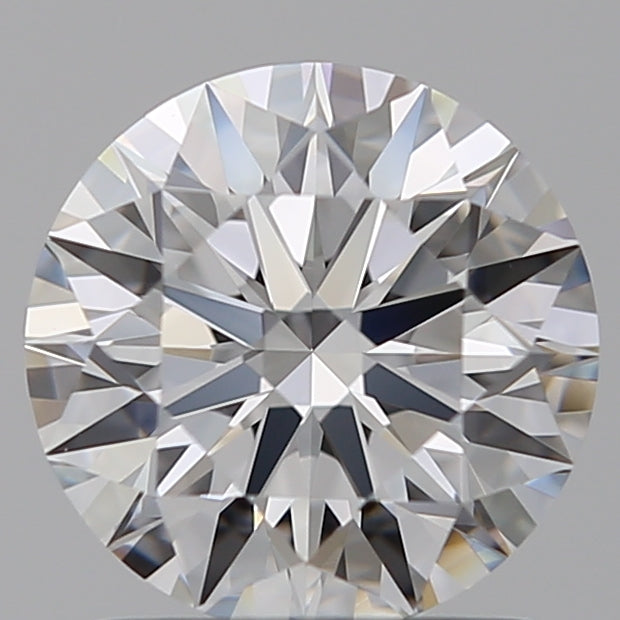 1.27 Carat Round Lab Diamond with  Cut Diamond in 14KT  view 1
