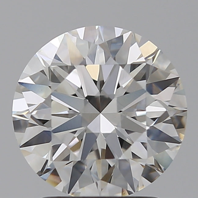 2.05 Carat Round Lab Diamond with  Cut Diamond in 14KT  view 1
