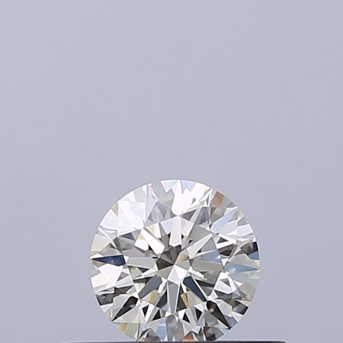 0.3 Carat Round Natural Diamond with  Cut Diamond in 14KT  view 1
