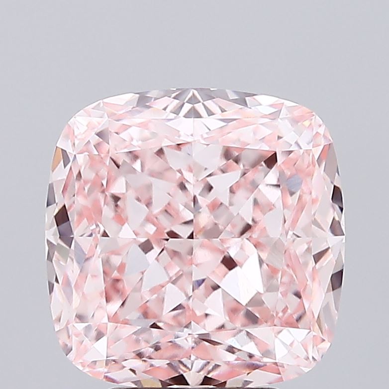 5.16 Carat Cushion Lab Diamond with  Cut Diamond in 14KT  view 1
