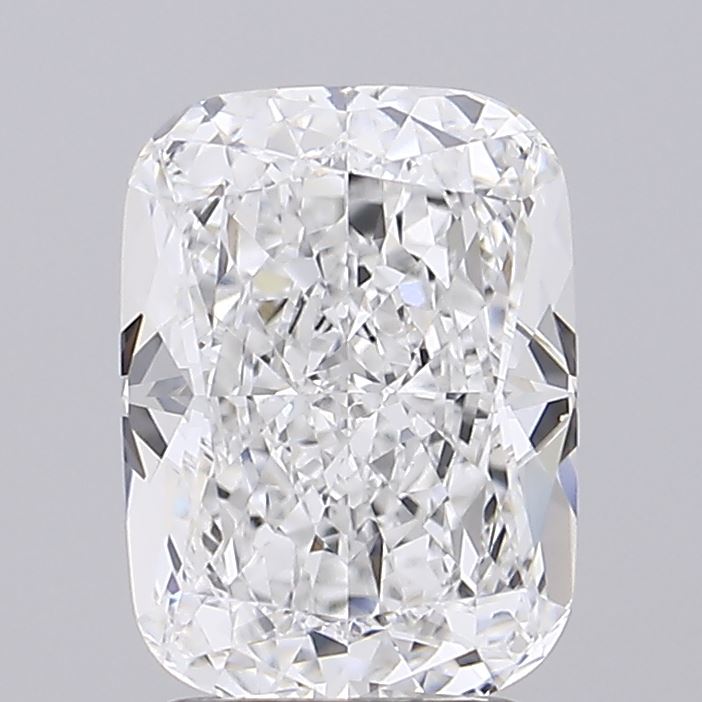 3.2 Carat Cushion Lab Diamond with  Cut Diamond in 14KT  view 1
