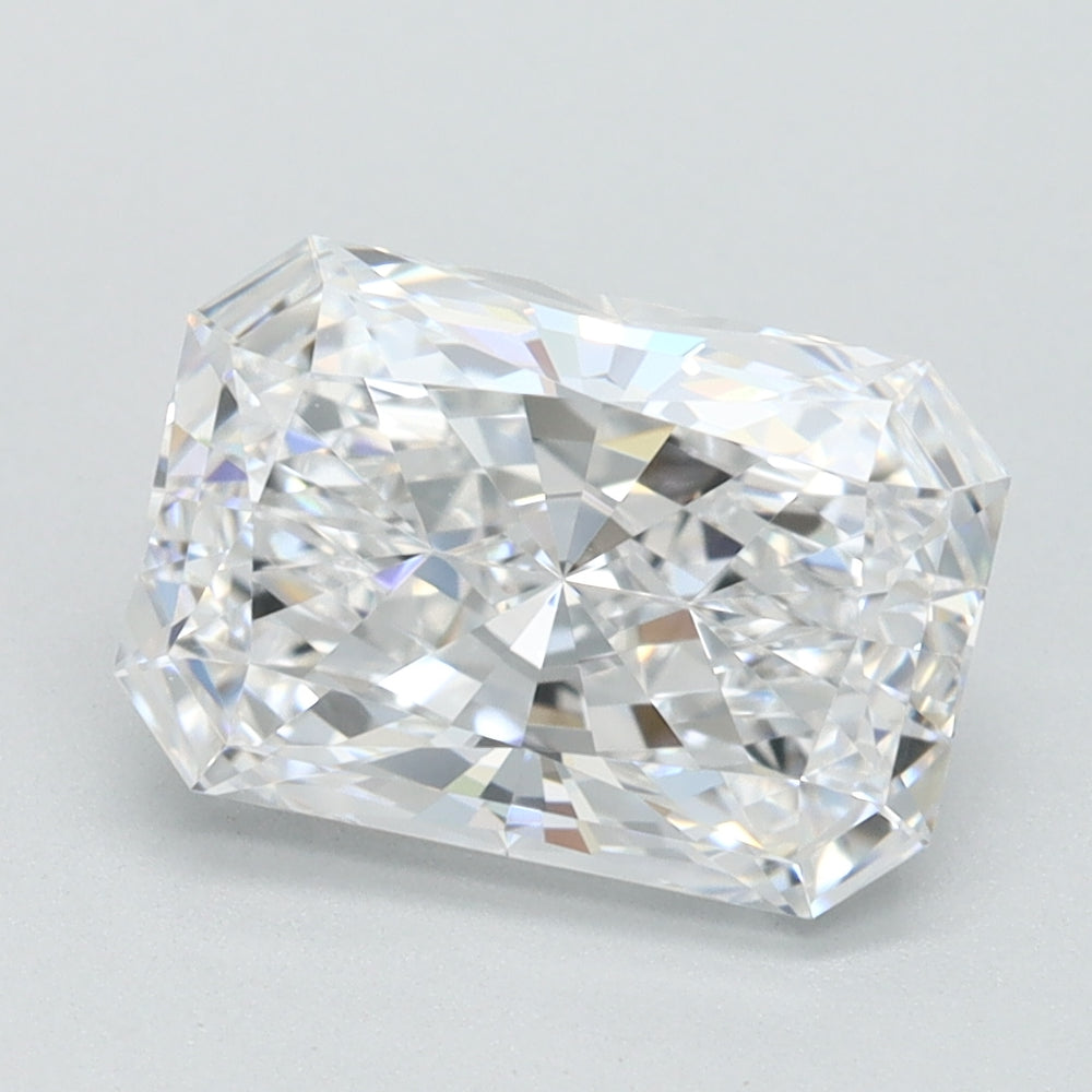 2.0 Carat Radiant Lab Diamond with  Cut Diamond in 14KT  view 1
