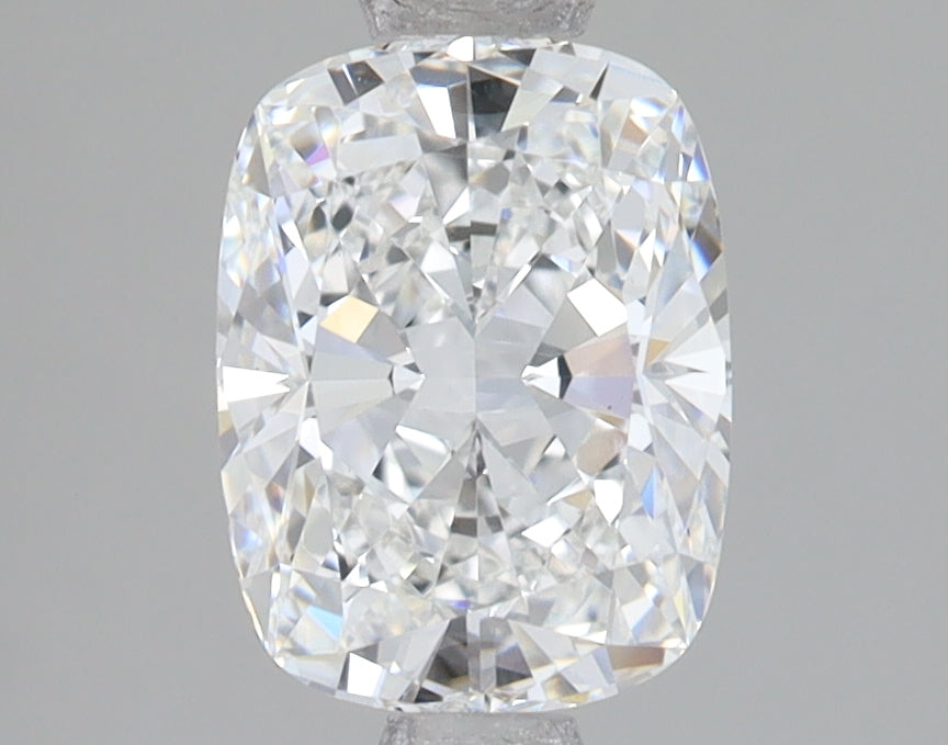 1.78 Carat Cushion Lab Diamond with  Cut Diamond in 14KT  view 1
