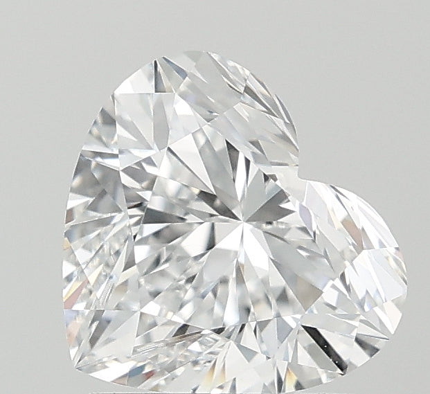 1.53 Carat Heart Lab Diamond with  Cut Diamond in 14KT  view 1
