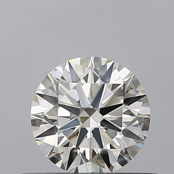 0.35 Carat Round Natural Diamond with  Cut Diamond in 14KT  view 1
