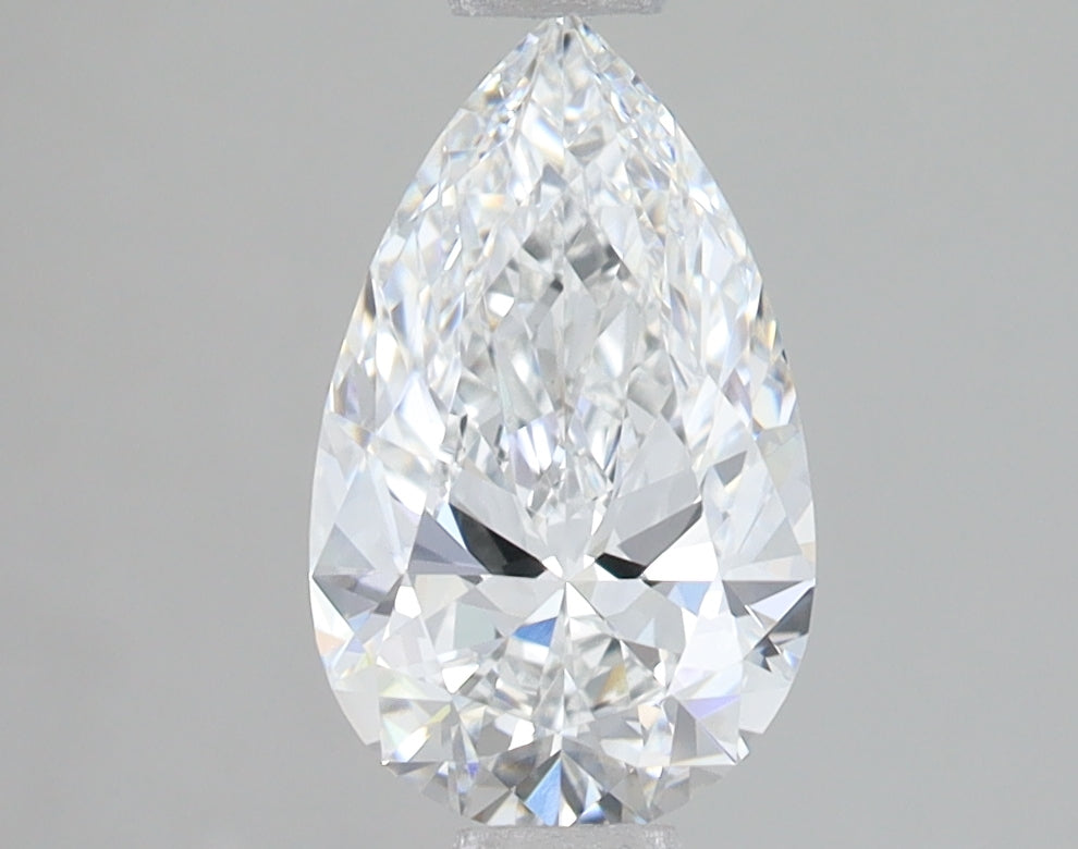1.53 Carat Pear Lab Diamond with  Cut Diamond in 14KT  view 1
